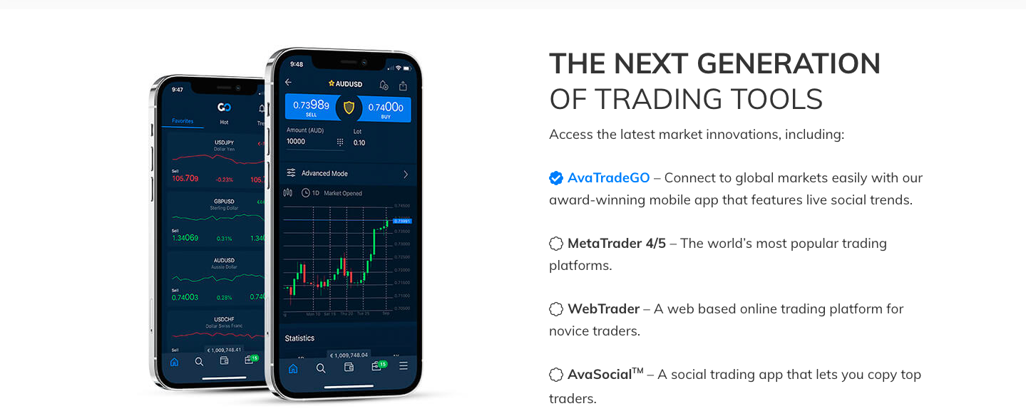 avatrade platforms reviewed